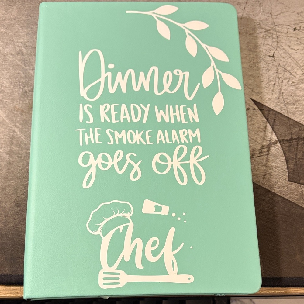 Mint Green Chef Notebook